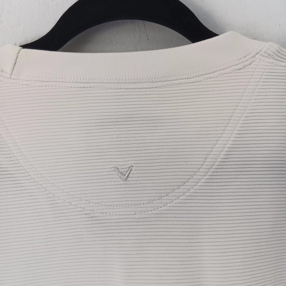 Callaway Golf Crewneck Sweatshirt Men's XL Cream‎ Pullover Performance - Picture 9 of 10